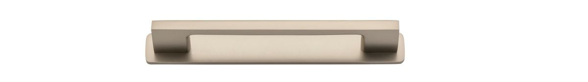 Iver Cali Cabinet Pull Centre to Centre 96mm,128mm,160mm, 256mm Satin Nickel- With Backplate & No Backplate