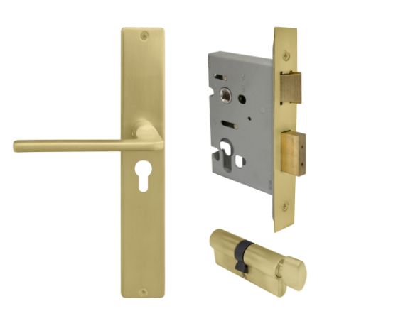 Windsor Premium NZ Chalet Longplate Square Entrance Set E48 Priced Per Set - Available in 13 Colours