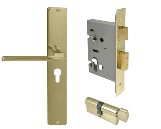 Windsor Premium NZ Chalet Longplate Square Entrance Set E48 Priced Per Set - Available in 13 Colours