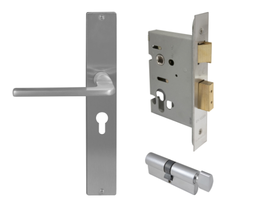 Windsor Premium NZ Chalet Longplate Square Entrance Set E48 Priced Per Set - Available in 13 Colours