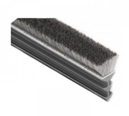 Lohala Brush Seal TS48 7.5mm Black ,Black with Fin & Grey - Sold in 10 metre Increments