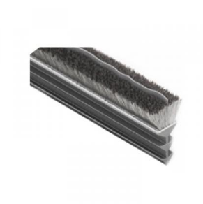 Lohala Brush Seal TS48 6.5mm Black ,Black with Fin & Grey - Sold in 10 metre Increments