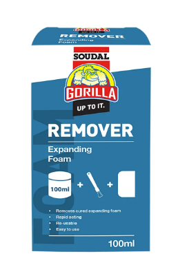 Soudal Gorilla Expanding Foam Remover 100ml Priced per unit Minimum order Quantity 6 Units