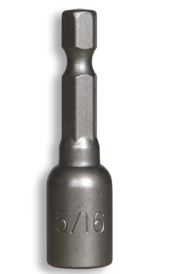 Tusk Heavy Duty Nut setters 1/4" ,5/16" & 3/8" x 65mm ,50mm & 152mm Magnetic x 1pc