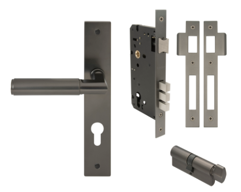 Windsor Premium NZ NIDO Lumina Longplate Entrance Set - Plain Priced Per Set Available in 7 Colours