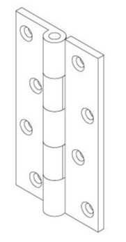 HENDERSON 100x100x2.5mm ,100x75x2.5mm & 75x63x2 F/PIN STAINLESS STEEL