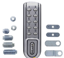 Carbine Australia Cabinet/Locker lock 1 - 28mm Thickness - internal applications - Silver