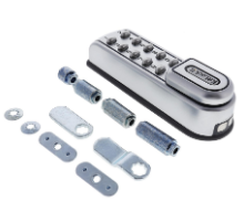 Carbine Australia Cabinet/Locker lock 1 - 28mm Thickness - internal applications - Silver