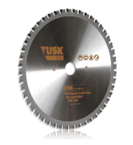 Tusk Heavy Duty Steel Tungsten Carbide Blades - 305mm x 2.2 x 100T x 25.4 ,355mm x 2.5 x 66T x 25.4 ,355mm x 2.5 x 80T x 25.4 & 355mm x 2.5 x 100T x 25.4