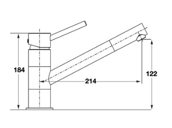 Blanco Germany Mixer Tap, Polished Chrome