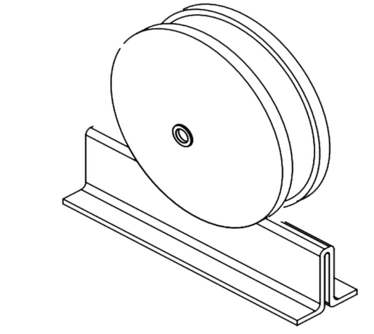HENDERSON STERLING BOTTOM ROLLER STANDARD RAIL ZINC PLATED