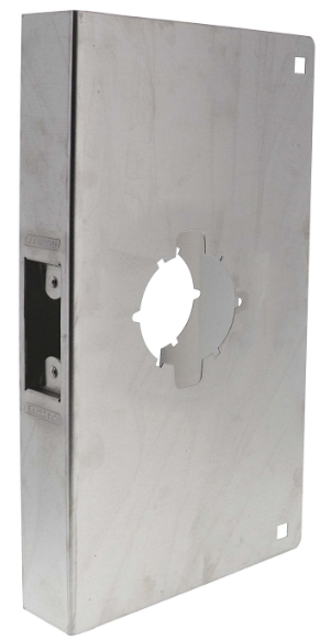 Carbine Australia Lockset Door Saver plate - Repairs door & Reinforces door Suits 45mm, 40mm ,35mm & 32mm Door, 60-70mm Stainless Steel