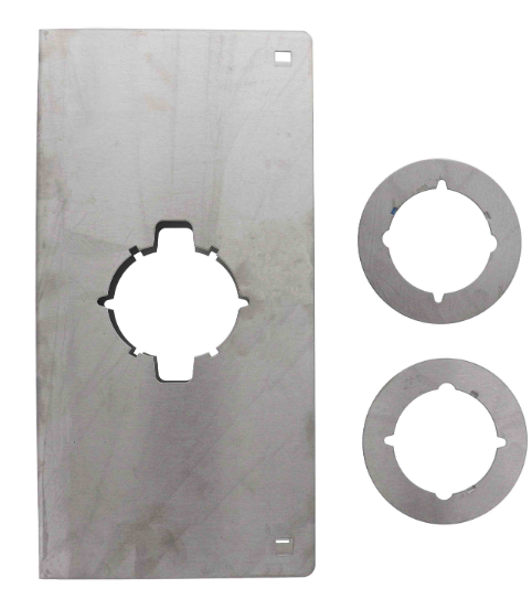 Carbine Australia Lockset Door Saver plate - Repairs door & Reinforces door Suits 45mm, 40mm ,35mm & 32mm Door, 60-70mm Stainless Steel