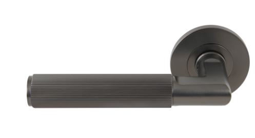 Windsor Premium NZ NIDO Lumina Rose Lever Set - Linear Knurl Price Per Pair Available in 7 Colours