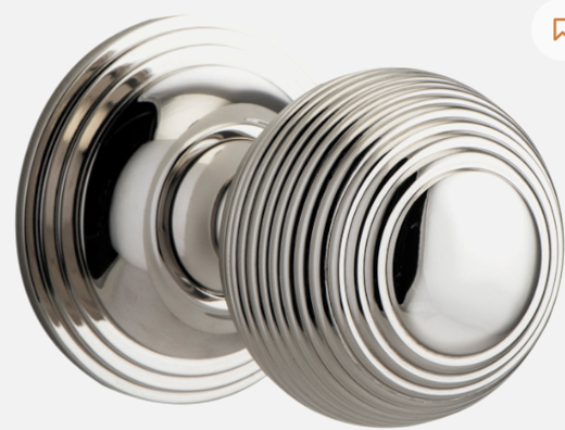 Iver Guildford Door Knob 0228 Round Rose Polished Nickel - Passage kit ,Privacy kit & Entrance Kit (Dual Function 5 pin and Key Thumb 6 Pin)