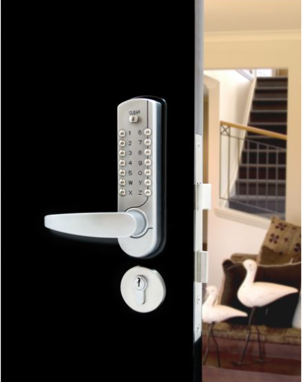 YALE DIGITAL ENTR SET LVR HDL 60MM SATIN CHROME