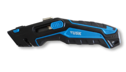 Tusk Heavy Duty Retractable Utility Knife with 3pcs & 4pcs blades