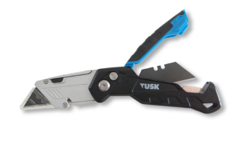 Tusk Heavy Duty Utility Knife Blades & Knife - 2pc Set ,10pc pack ,50pc pack & 100pc pack