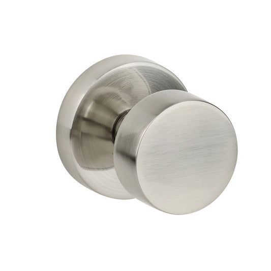 SYLVAN NEW NAPIER KNOB SET- PRIVACY, DUMMY TRIM, PASSAGE - STAIN NICKEL PLATE