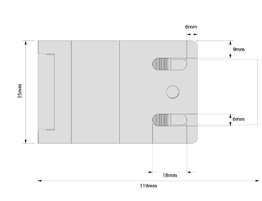 D&D Technologies DD TECH SURECLOSE FLUSH ALUMINUM METRIC MNT HYDRAULIC HINGE CLOSER SCREW-ON 57 AT90