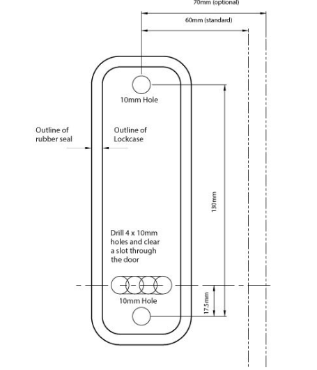 YALE DIGITAL ENTR SET SC 60 DP SATIN CHROME