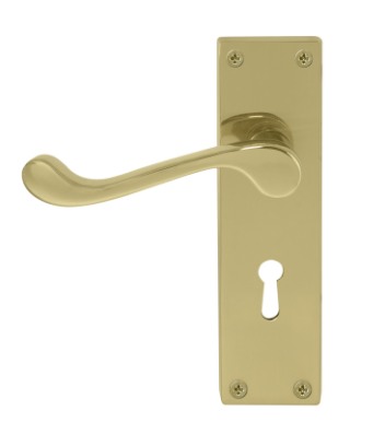 Windsor Premium NZ Victorian Square Longplate Lever Lock  Price Per Pair - Available in 11 Colours