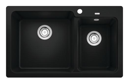 Blanco Germany Naya 8 Sink, Blanco Silgranit Range - Black