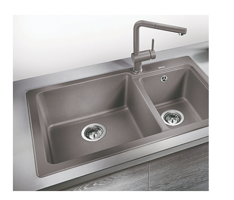 Blanco Germany Naya 8 Sink, Blanco Silgranit Range - Black
