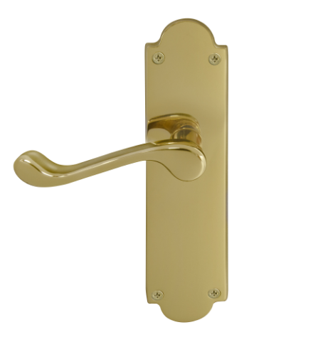 Windsor Premium NZ Victorian Longplate Lever Latch Price Per Pair - Available in 11 Colours