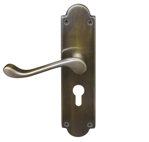Windsor Premium NZ Victorian Longplate Lever Lock - Euro 48mm Price Per Pair - Available in 11 Colours