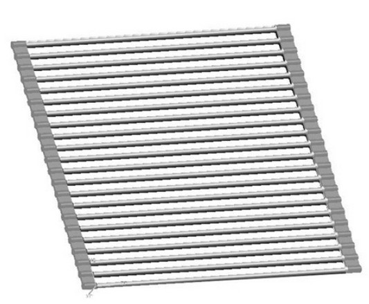 BURNS & FERALL ROLLER 440 x 470MM 0.5 304 SILICON - MAT BLACK ,MAT GREY & MAT WHITE