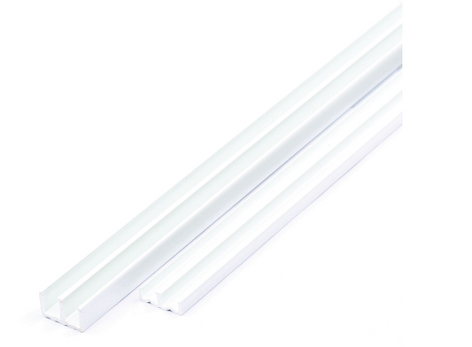 HENDERSON TRACK GLASS SLIDE PVC 1500 x 6.3 ,1800 x 6.3 & 2400 x 6.3