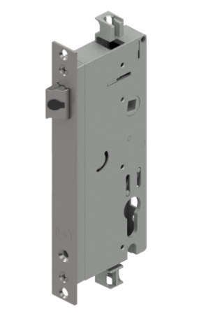 YALE ASSURE KEYED SMART-READY LOCK WITH APEX SQUARE LEVER SATIN NICKEL & MATT BLACK
