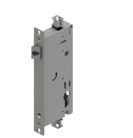 YALE ASSURE KEYED SMART-READY LOCK WITH APEX SQUARE LEVER SATIN NICKEL & MATT BLACK