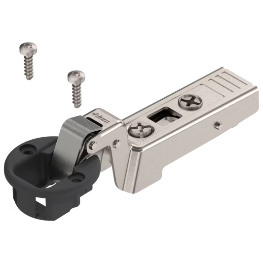 BLUM CLIP TOP HINGE 94° Inset Glass Door Screw-on hinge. 75T4300