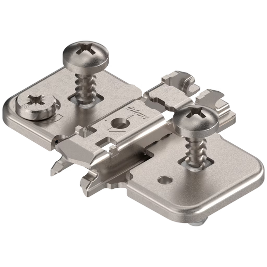 Blum CLIP Mounting Plate Cruciform with Expando Split Dowels
