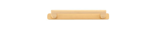 Iver Baltimore Cabinet Pull Centre to Centre 128mm ,160mm,256mm,320mm,450mm Brushed Brass- With Backplate & No Backplate