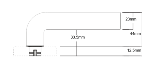 ASSA ABLOY VELOCITY 63MM ROSE ROSE L4 GLIDE PASSAGE ,PRIVACY & DUMMY HALF SET SATIN CHROME