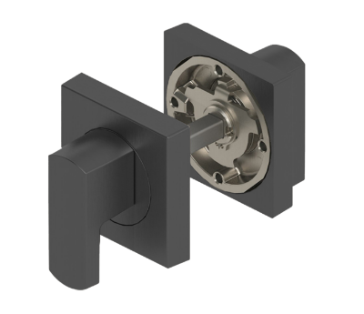 YALE ASSURE SL (Keyless) SMART-READY LOCK WITH APEX L142 x 600 ENTRANCE SET SATIN NICKEL & MATT BLACK
