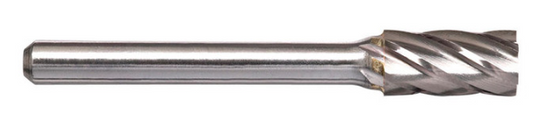 Trucut Heavy Duty Alpha 12.7mm Cylindrical Cut Burr Aluminium Cut & Metric - 6mm Shank
