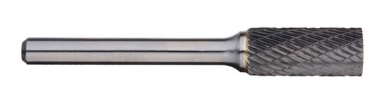 Trucut Heavy Duty Alpha 5/8" & 16mm Cylindrical Burr Aluminium Cut - 1/4" Shank & 6mm