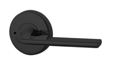 ASSA ABLOY VELOCITY 63MM ROSE ROSE L4 GLIDE PASSAGE ,PRIVACY & DUMMY HALF SET MATT BLACK