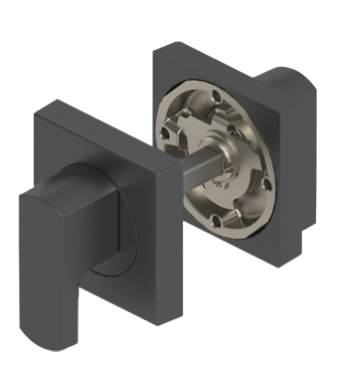 YALE ASSURE KEYED SMART-READY LOCK WITH APEX 143 x 600 ENTRANCE SET MATT BLACK & SATIN NICKEL