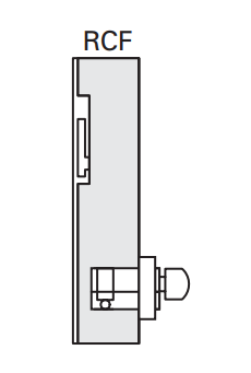 Cavity Slider For Doors Cavilock CL100 Louise Latch One Side & Turn One Side Reversible Cylinder and Furniture -Polished Brass & Satin Chrome