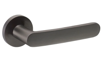 Groel Tendenza 214 Round Door Handle Dummy Right Handle Finish Available In 3 Colours :  Brushed Satin Chrome ,IX Graphite (Bronze)  & Inox Tech