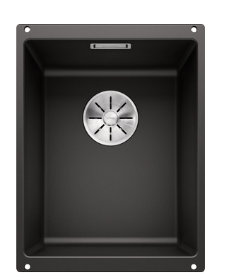 Blanco Germany Subline 320-U Sink, Blanco Silgranit Range - Black ,Anthracite ,Rock Grey ,Tartufo ,Soft White & White