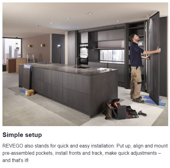BLUM REVEGO Pocket systems for new space concepts