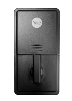 YALE LIBI KEYED DIGITAL DEADBOLT MATT BLACK & SATIN NICKEL