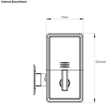 YALE LIBI KEYED DIGITAL DEADBOLT MATT BLACK & SATIN NICKEL