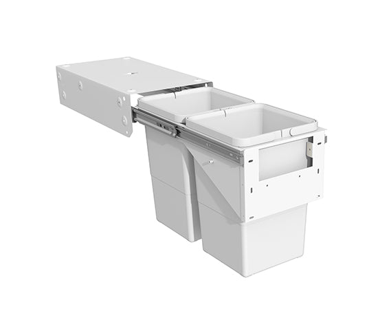 Tanova Simplex Soft Close and Push to Open Pull Out Kitchen Bin 300mm Cabinet